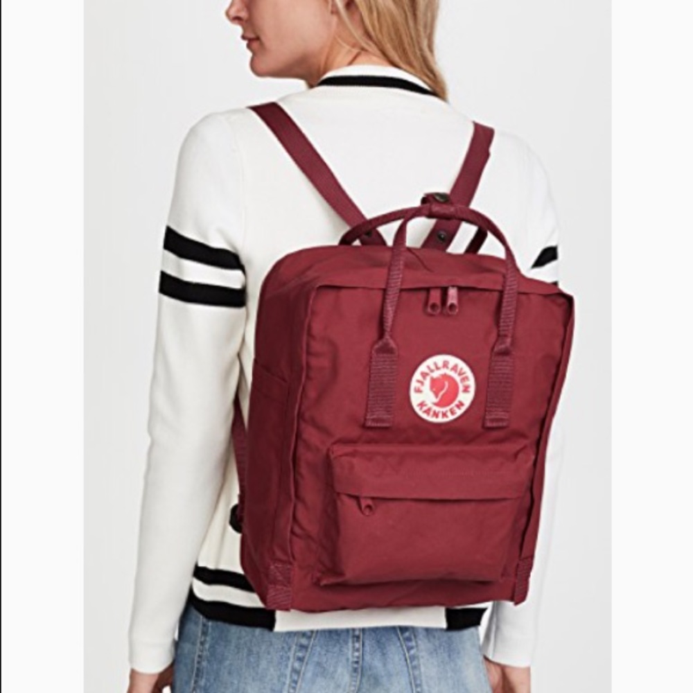 Fjallraven Kanken original pack in ox red - NWT